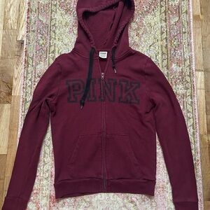 PINK Victoria's Secret Maroon Hoodie